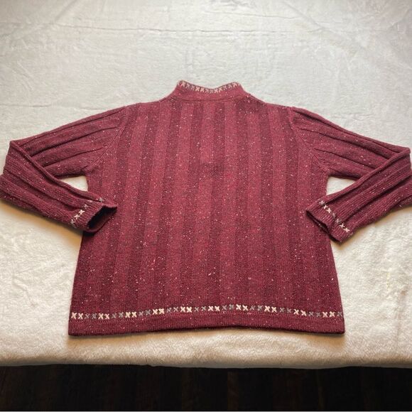 Woolrich 1/4 Zip Wide Ribbed Knit Sweater Size Small - Picture 2 of 12